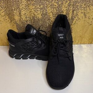 Raydlinx F18 Steel Toe Work Safety sneakers in black With Kevlar midsoles